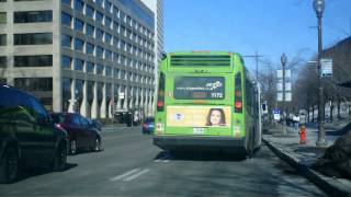 Bus Accordéon  Bus articulé de Québec [upl. by Clevey]