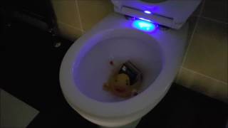 illuminated toilet seat  Croydex [upl. by Attehcram]