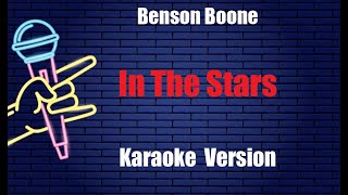 Benson Boone In The Stars Karaoke Version [upl. by Bonni]