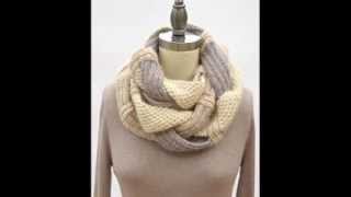 Challah Infinity Scarf  Knitting Pattern Presentation [upl. by Aniluap356]