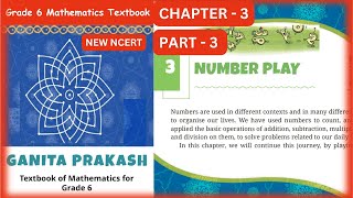 Class 6 Maths  Chapter 3  Number Play  Part  3 GANITA PRAKASH  New Ncert  class6th [upl. by Fisk]