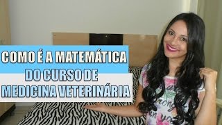 Como é a Matemática do curso de Medicina Veterinária [upl. by Blau]