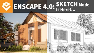 Enscape 40 New Feature Is Here Renders To Sketch Tutorial [upl. by Iverson]