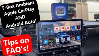 CarLinkIt Ambient Brand New ModuleApple CarPlay AND Android AutoLive TVNetflixYouTube [upl. by Gwendolin750]