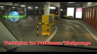 Parken Teil 4  Parkhaus amp Tiefgarage  Tipps amp Gefahren  Fahrstunde  Fahrstunde [upl. by Gabby]