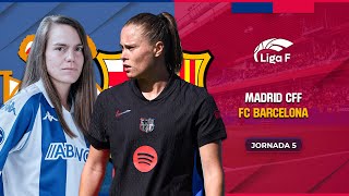 🔴EN DIRECTO ⚽ Deportivo ABANCA  FC Barcelona  Jornada 1 de la Liga Femenina [upl. by Smitt985]