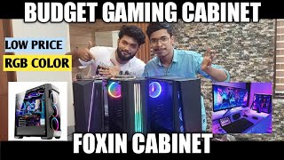 Budget GAMING Cabinet From FOXIN  Best Value For Money 2021 [upl. by Gnohc]