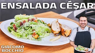 LES VOY A ENSEÑAR A PREPARAR UNA ENSALADA CÉSAR  GIACOMO BOCCHIO [upl. by Uttica]