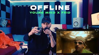 Young Miko Feid  offline Visualizer Official  REACCIÓN [upl. by Joshia]