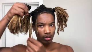 HOW TO REATTACH DREAD LOCS w CROCHET HOOKING [upl. by Calvin378]