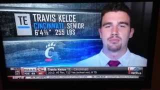 NFL Draft Announcement Travis Kelce  KC Chiefs Choice [upl. by Nicko13]