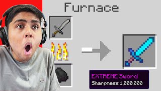 Minecraft But Smelting Enchants Level 1000000 [upl. by Narad164]