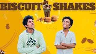 TRYING SOME BISCUIT SHAKE കിണ്ണം സനം 😋food foodvlog foodie [upl. by Ajim294]