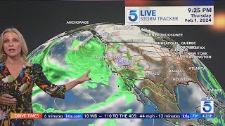 Heavy rain headed for Southern California flooding possible [upl. by Hughes]