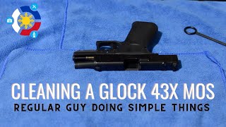 Cleaning a Glock 43x MOS  It is really simple [upl. by Ninahs348]