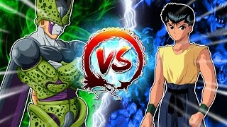 Cell Vs Yusuke CellGames  TeamFourStar [upl. by Clemen]