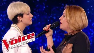 Richard Cocciante – Il mio rifugio  Elvya Gary VS Giuliana Danze  The Voice France 2015  Battle [upl. by Ahtenak]