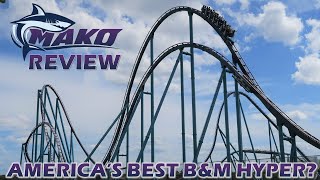 Mako Review SeaWorld Orlando Bolliger amp Mabillard Hyper Coaster  Americas Best BampM Hyper [upl. by Akyssej52]