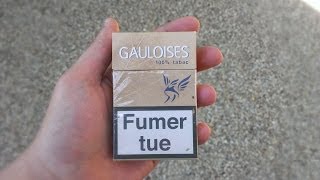 Test24  Gauloises 100 tabac  Cigarette [upl. by Aznecniv]