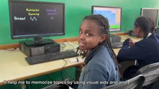 Students at Nativity Girls School Ethiopia talk about their experiences with Camara computers [upl. by Rabkin]