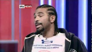 David Haye on quotGang Rapequot Comment [upl. by Bullock]