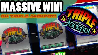 My BIGGEST WIN EVER on Triple Jackpot 😱 High Limit Slots at Aria Las Vegas ⭐️ [upl. by Ennirac]