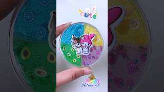 minutes slime craft miniature craft shorts tonniartandcraft love craft art [upl. by Trisa]