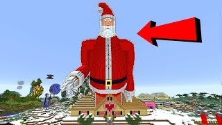 MEGA SANTA TAKES OVER MINECRAFT [upl. by Morganne714]