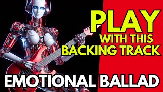 Steve Vai Inspired Backing Track Emotional Ballad D minor Instrumental [upl. by Schwab]