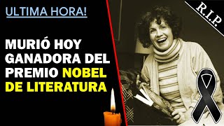 Fallece Alice Munro ganadora del Premio Nobel de Literatura [upl. by Lacram]