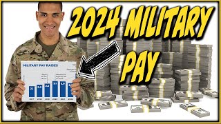 2024 Military Pay chart  What will you make [upl. by Nwaf]