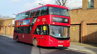 Full Route Visual Route 148 Camberwell Green  White City [upl. by Ilojne617]