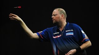 RAYMOND VAN BARNEVELD DARTS  THROWING ACTION [upl. by Desiri855]