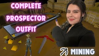 How to get the Complete Prospector Outfit OSRS 2024 [upl. by Winter]