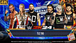 wwe 2k24 Tlc tage team wrestling fightforyou viralvideo shorts [upl. by Quillon872]