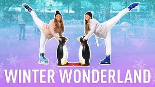 Winter Wonderland Ice Skating In Australia  The Rybka Twins [upl. by Lipski]