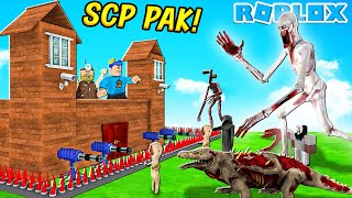 KITA BUAT RUMAH ANTI SCP LEVEL 100 DI ROBLOX [upl. by Brewer]