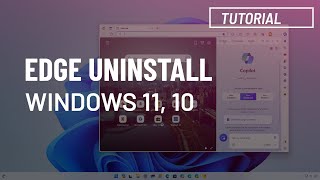 Uninstall Microsoft Edge on Windows 11 10 2024 [upl. by Nyla359]