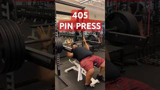 405 Bench Press PR pinpress inclinebench [upl. by Pavier697]