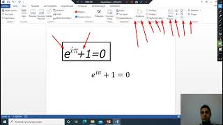 Word ile Matematiksel Denklem Yazma [upl. by Oirasec603]