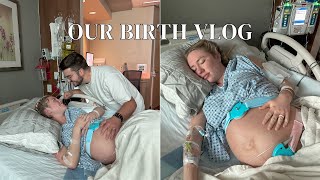 Our Birth Vlog  Labor and Delivery of Our First Baby [upl. by Eirised]