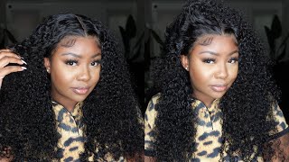 OMG 🔥 Skin MELT HD Curly Lace Wig INSTALL For Beginners 😍  Cynosure Hair [upl. by Blas]