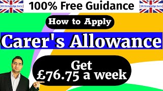 How to Apply Carers Allowance in the UK [upl. by Ael]