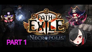 NOOB PLAYS PATH OF EXILE FOR 1ST TIME   FT wafflesandwich musketoon [upl. by Valenba]