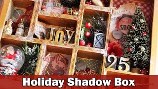 Christmas Shadow Box [upl. by Hodess468]