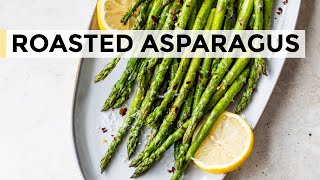 HOW TO COOK ASPARAGUS  15minute oven roasted asparagus recipe [upl. by Zerdna]