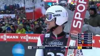 PŚ Willingen 2015  Jakub Janda 135 m 1 seria  2 Konkurs [upl. by Gannon]