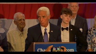 Charlie Crist Speaks After Winning Florida Democratic Primary For Governor Against Nikki Fried [upl. by Yelsehc]