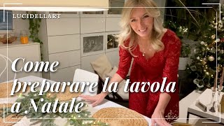 Come apparecchiare la tavola di Natale [upl. by Toddy]