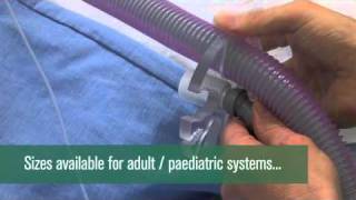 Adult and paediatric breathing system tube supports from Intersurgical [upl. by Ellenahs]